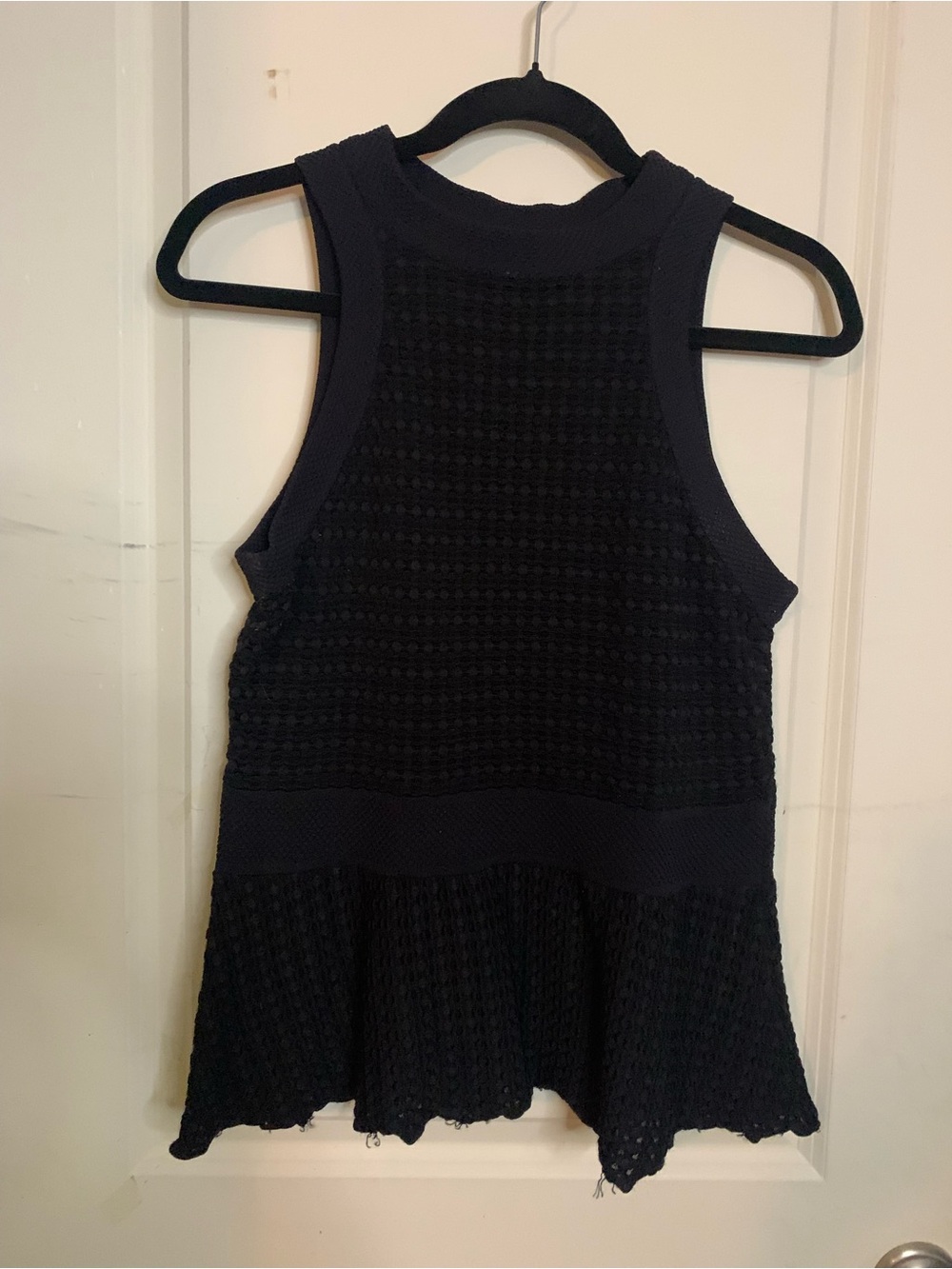 Missoni Black Textured Knit Sleeveless Tank Top Sz Small